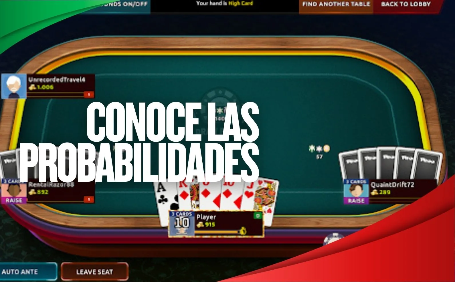 El póquer en España Conoce las probabilidades