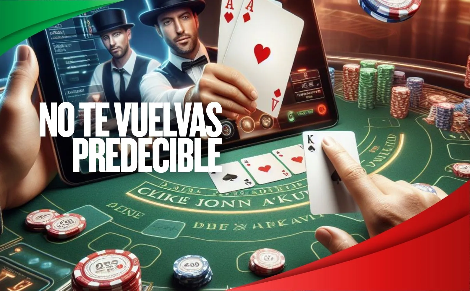 No te vuelvas predecible Póker en España